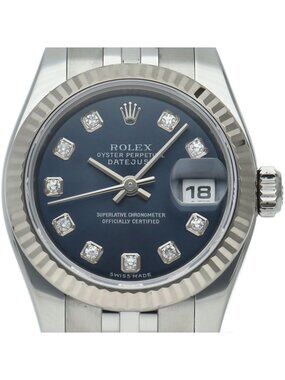 Rolex Datejust 26 Watch Jubilee Diamond 18k White Gold SS